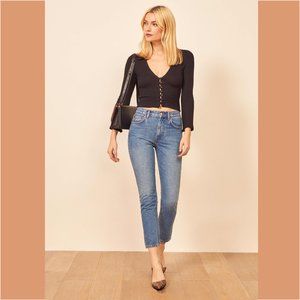 Julia Crop High Cigarette Jean